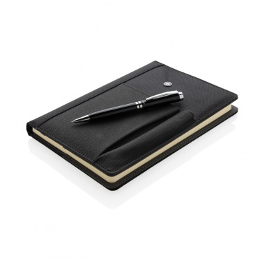 Logotrade corporate gift picture of: Refillable notebook and pen set
