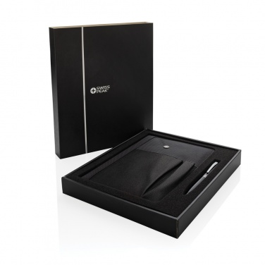 Logotrade promotional merchandise photo of: Refillable notebook and pen set