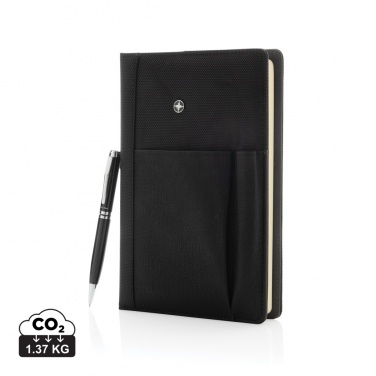 Logotrade promotional gifts photo of: Refillable notebook and pen set