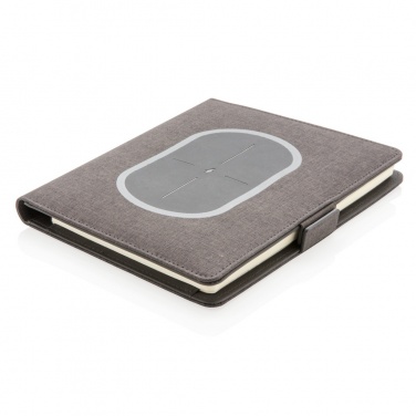 Logotrade promotional gift image of: Air 5W wireless charging notebook cover A5