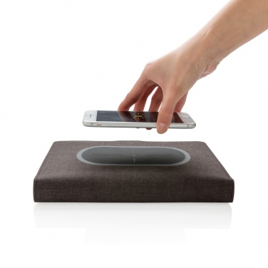 Logotrade promotional product image of: Air 5W wireless charging notebook cover A5