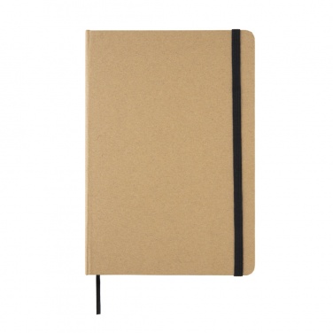 Logo trade promotional giveaways image of: A5 kraft notebook