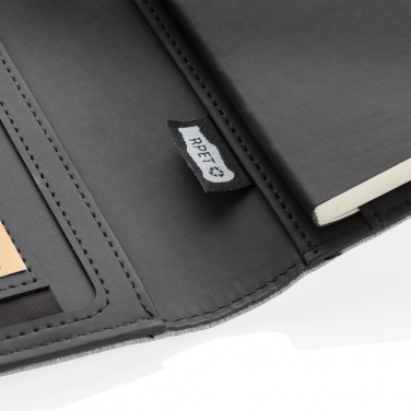 Logo trade promotional product photo of: Air 5W wireless charging notebook with 5000mAh powerbank
