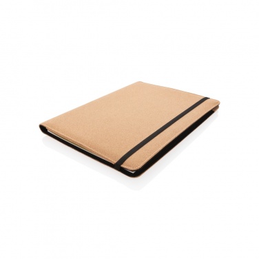Logotrade corporate gift image of: Deluxe cork portfolio A4 with pen