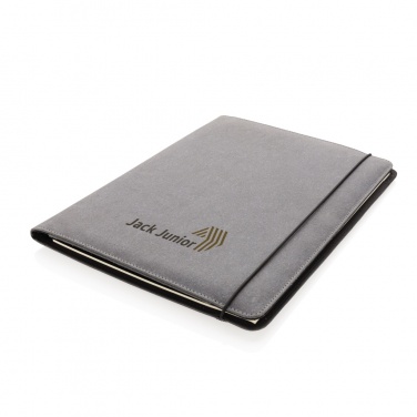 Logo trade business gifts image of: Recycled leather A4 portfolio