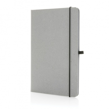 Logo trade advertising products image of: Recycled leather hardcover notebook A5