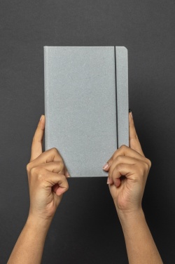 Logotrade promotional item picture of: Recycled leather hardcover notebook A5
