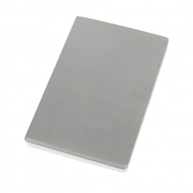 Logo trade promotional giveaways image of: Impact softcover stone paper notebook A5