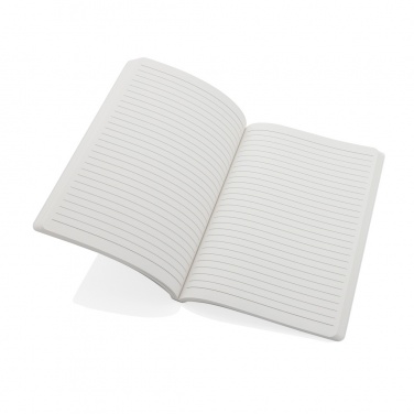 Logo trade promotional giveaways image of: Impact softcover stone paper notebook A5