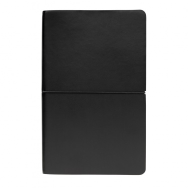 Logo trade promotional items picture of: Modern deluxe softcover A5 notebook