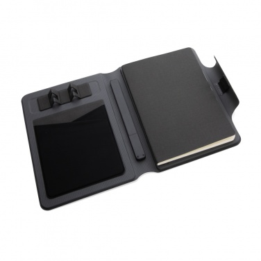 Logo trade promotional merchandise photo of: Artic Magnetic 10W wireless charging A5 notebook