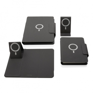 Logotrade promotional item image of: Artic Magnetic 10W wireless charging A5 notebook