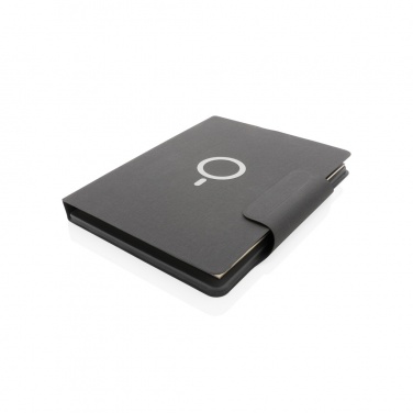 Logotrade promotional merchandise photo of: Artic Magnetic 10W wireless charging A4 portfolio