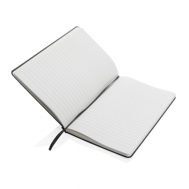 Logo trade promotional giveaways picture of: A5 Impact stone paper hardcover notebook