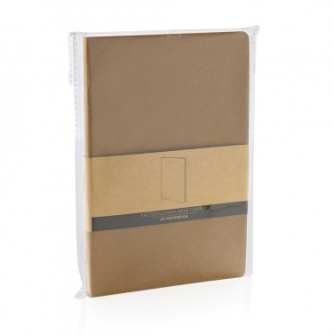 Logo trade promotional items image of: Salton A5 GRS certified recycled paper notebook