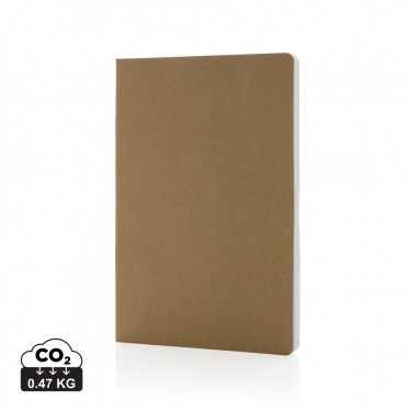 Logotrade promotional merchandise photo of: Salton A5 GRS certified recycled paper notebook