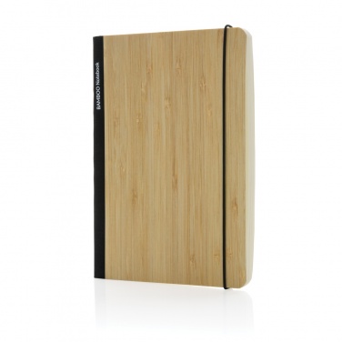Logo trade promotional merchandise image of: Scribe bamboo A5 Notebook