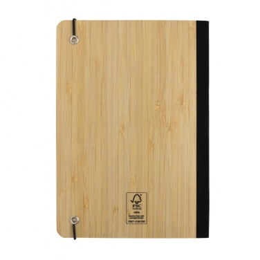 Logo trade corporate gifts image of: Scribe bamboo A5 Notebook