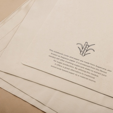 Logo trade promotional products picture of: Stylo Sugarcane paper A5 Notebook