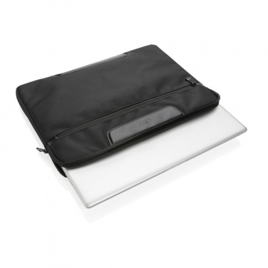 Logo trade corporate gift photo of: Swiss Peak AWARE™ RPET Voyager 15.6" laptop sleeve