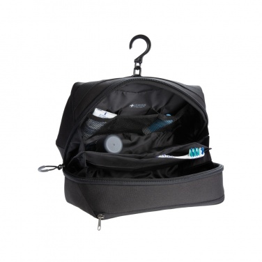 Logo trade promotional product photo of: Swiss Peak AWARE™ toiletry bag PVC free