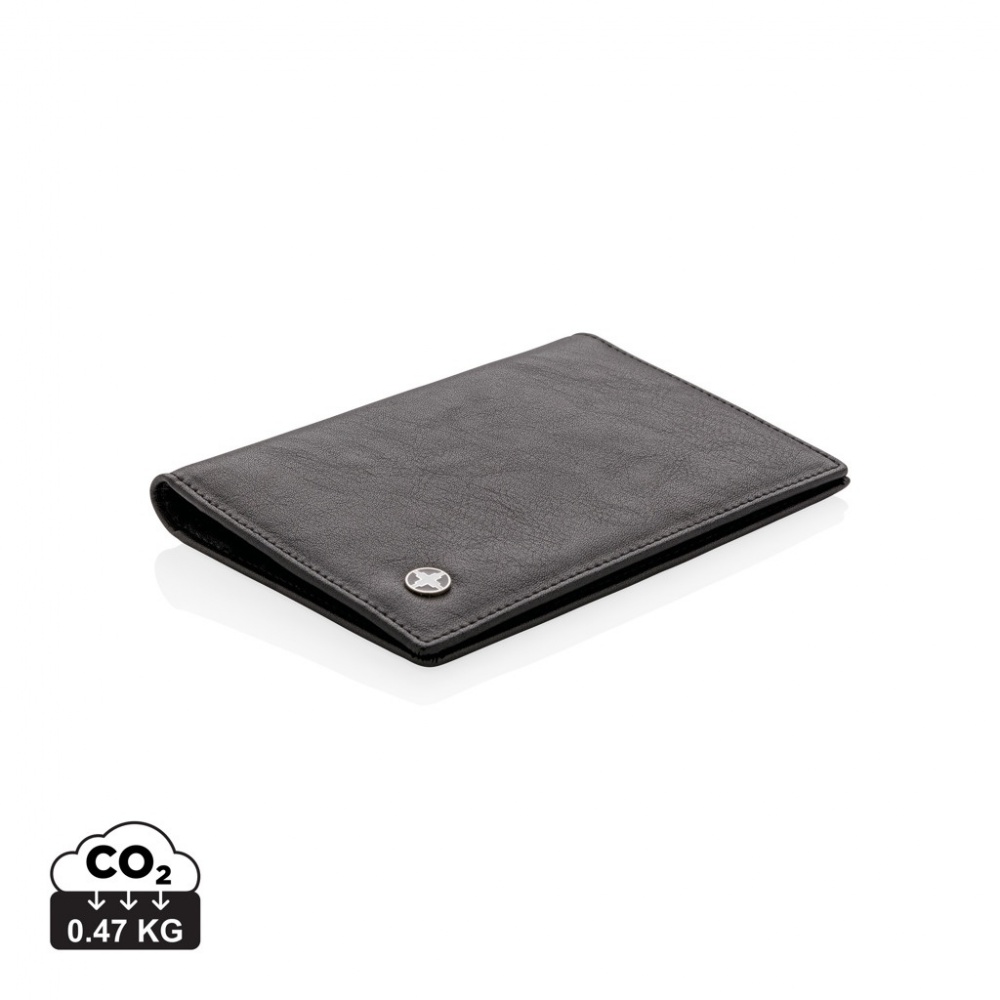 Logo trade promotional merchandise picture of: RFID anti-skimming passport holder