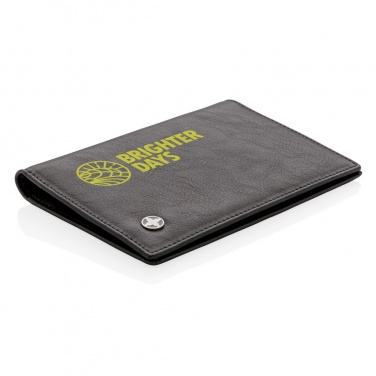 Logo trade promotional giveaways picture of: RFID anti-skimming passport holder