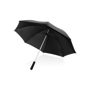Logo trade business gifts image of: Swiss Peak Aware™ Ultra-light manual 25” Alu umbrella
