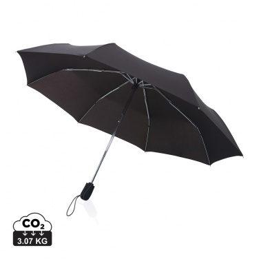 Logo trade promotional merchandise image of: Swiss Peak AWARE™ Traveller 21” automatic umbrella