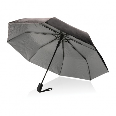 Logo trade promotional items picture of: 21" Impact AWARE™ RPET 190T Pongee dual colour mini umbrella