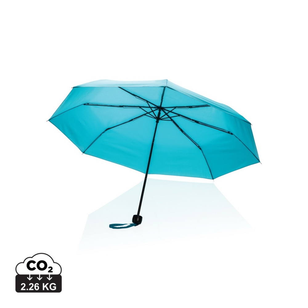 Logo trade promotional giveaway photo of: 20.5" Impact AWARE™ RPET 190T mini umbrella