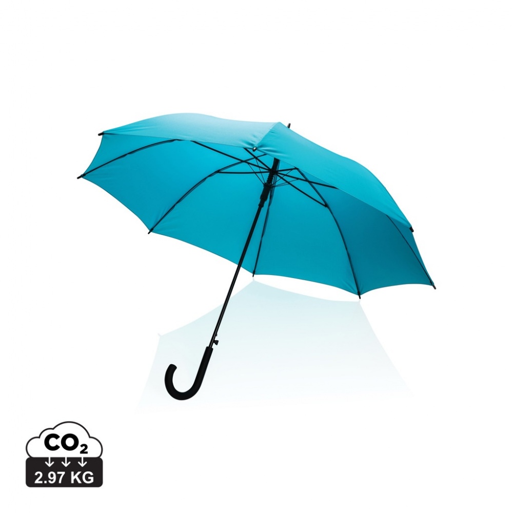 Logo trade promotional gift photo of: 23" Impact AWARE™ RPET 190T standard auto open umbrella