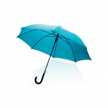 Logo trade promotional giveaway photo of: 23" Impact AWARE™ RPET 190T standard auto open umbrella