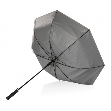 Logo trade business gift photo of: 27" Impact AWARE™ RPET 190T dual colour auto open umbrella