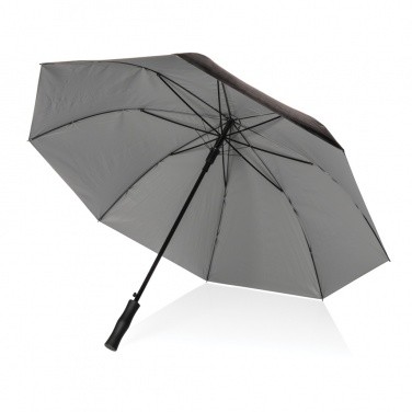 Logo trade promotional products picture of: 27" Impact AWARE™ RPET 190T dual colour auto open umbrella