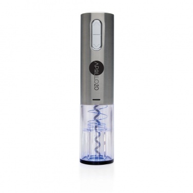Logo trade promotional merchandise image of: Electric wine opener - USB rechargeable