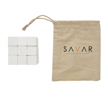 Logotrade promotional gift picture of: Wooden brain game in canvas pouch