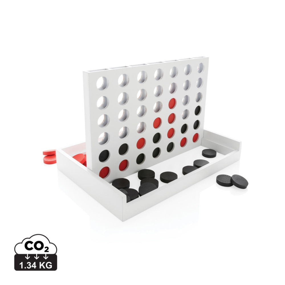 Logotrade promotional gift picture of: Connect four wooden game