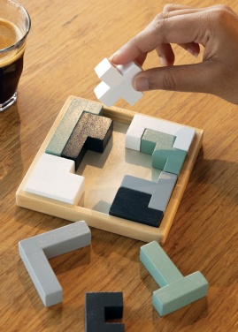 Logo trade promotional gifts picture of: Cree wooden puzzle