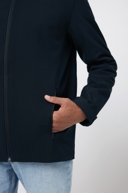 Logo trade promotional merchandise picture of: Iqoniq Makalu men recycled polyester soft shell jacket
