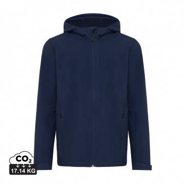 Logo trade business gift photo of: Iqoniq Makalu men recycled polyester soft shell jacket