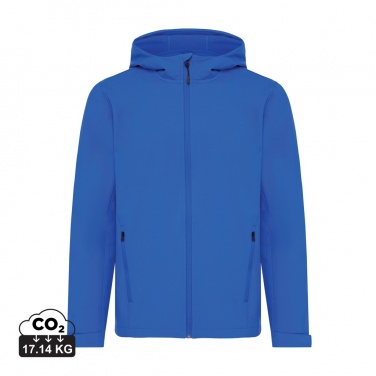 Logo trade corporate gift photo of: Iqoniq Makalu men recycled polyester soft shell jacket