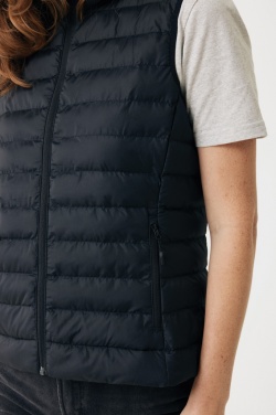 Logo trade business gifts image of: Iqoniq Meru women recycled polyester bodywarmer