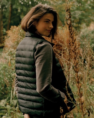 Logo trade promotional giveaways picture of: Iqoniq Meru women recycled polyester bodywarmer