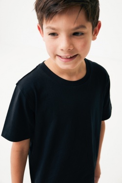 Logo trade promotional merchandise image of: Iqoniq Koli kids lightweight recycled cotton t-shirt