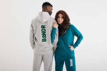 Logo trade promotional product photo of: Iqoniq Torres recycled cotton hoodie undyed