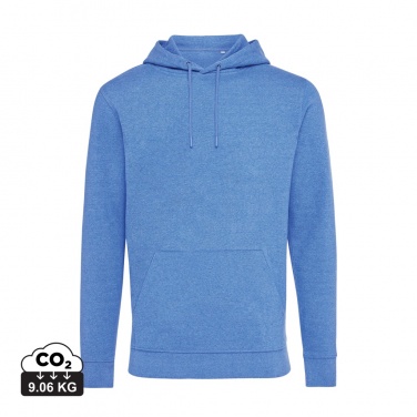 Logo trade promotional merchandise photo of: Iqoniq Torres recycled cotton hoodie undyed