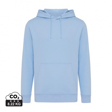 Logo trade corporate gifts image of: Iqoniq Rila lightweight recycled cotton hoodie