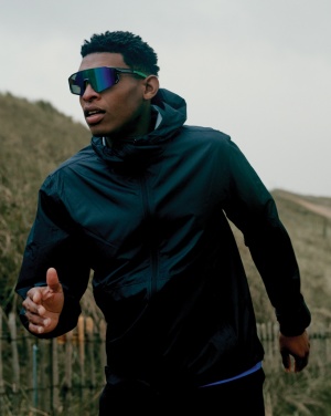 Logo trade promotional giveaway photo of: Iqoniq Logan recycled polyester lightweight jacket