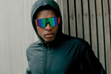 Logo trade promotional merchandise picture of: Iqoniq Logan recycled polyester lightweight jacket
